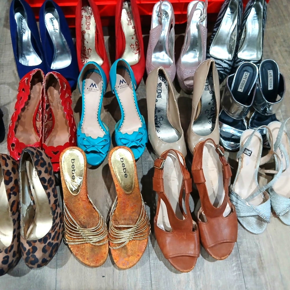 Size 6 heels $5 each or bundle deal all for $50